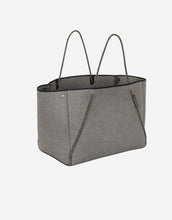 Load image into Gallery viewer, Guise tote bag in washed olive denim print