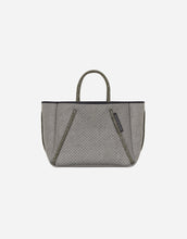 Load image into Gallery viewer, Petite Guise tote bag in washed olive denim print