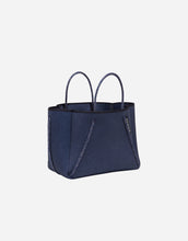 Load image into Gallery viewer, Petite guise tote bag in dark denim print