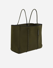 Load image into Gallery viewer, Flying solo tote in khaki
