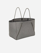 Load image into Gallery viewer, Guise tote bag in washed olive denim print
