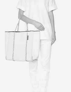 Cityscape mark II tote in khaki with blended rope