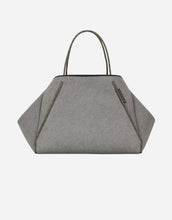 Load image into Gallery viewer, Guise tote bag in washed olive denim print
