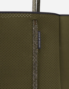 Cityscape mark II tote in khaki with blended rope