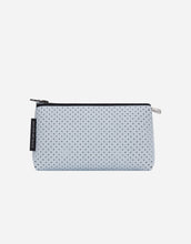 Load image into Gallery viewer, Petite guise tote bag in washed pale grey denim print
