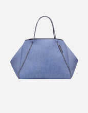 Load image into Gallery viewer, Guise tote bag in fade denim print
