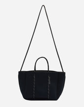 Load image into Gallery viewer, Petite escape tote in highlight fleck black
