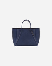 Load image into Gallery viewer, Petite guise tote bag in dark denim print
