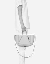 Load image into Gallery viewer, Petite guise tote bag in fade denim print

